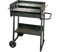 Barbecue rectangulaire Master Grill&Party MG651 60x45cm avec étagère