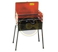Barbecue au charbon de bois pliant en coffret en acier camping pique-nique 507