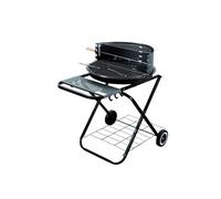 Mastergrill Barbecue rond MG925 54 cm charbon à roulettes jardin