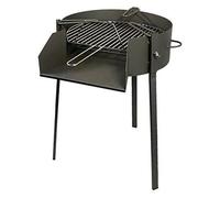 Barbecue Rond avec Support pour poêle à Paella - IMEX EL ZORRO - 60 x 75 cm - Charbon - 5 personnes