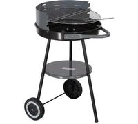 Floraland Barbecue Master MG912 à charbon rond 40 cm avec roues