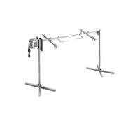 Barbecue Rôtissoire Tournebroche Electrique Moteur 38W Capacité 40kg pour Fête