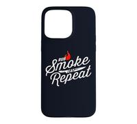 Barbecue Rub Smoke Eat Repeat Funny pour Hommes et Femmes Coque pour iPhone 15 Pro Max
