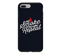 Barbecue Rub Smoke Eat Repeat Funny pour Hommes et Femmes Coque pour iPhone 7 Plus/8 Plus