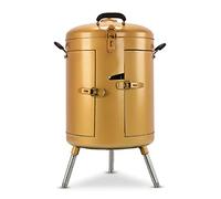 Barbecue sans fumée, baril épais respectueux de l'environnement pour la cuisson au charbon de bois en plein air, poêle suspendue pour poulet grillé et four braisé