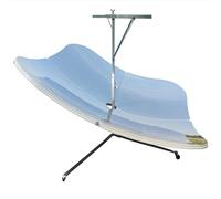 Barbecue solaire portable, cuisinière de camping parabolique, four solaire concentré pour barbecue extérieur, barbecue solaire, batterie de cuisine idéale pour le camping