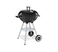 Barbecue sphérique,grille chromée,cadre acier,2 roues 51,5x44,5x75cm