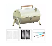 Barbecue Support de Barbecue pliable et Portable, Double face, for Camping en plein air, maison, charbon bois