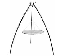 Barbecue suspendu 200 cm - Grille en acier inoxydable 50 cm
