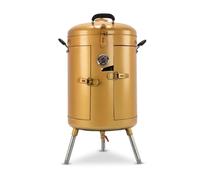 Barbecue suspendu au charbon de bois sans fumée four à braiser intérieur extérieur for fêtes à plusieurs ou réunions de famille(Gold)