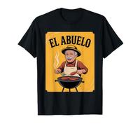 Barbecue Vintage Amusant El Abuelo pour Grand-père T-Shirt