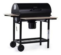 Barbecue charbon de bois "King" - 95 x 63 x 105 cm - Noir
