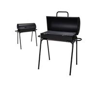Barbecuecharbon de bois - Surface de grillage 60 x 30 cm - Acier inoxydable