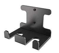 Barbell Holder Wall Mount Heavy Duty Vertical Barbell Holder Weight Bar Holder for Olympic Barbell, Curl bar, Commercial or Home Gym Accessory (Black-double, fits 33mm bar)