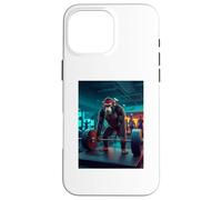 Barbell Monkey Banc de Squat soulevé de Terre Coque pour iPhone 16 Pro Max