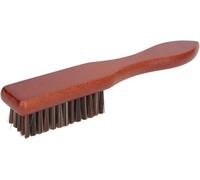 Barber Beard Brush,Professional Nylon Beard Cleaner for Wood Composite Barber Fade Brush Supply Nylon Brush with Beard Styling Rremoval of Loose Hairs Hair