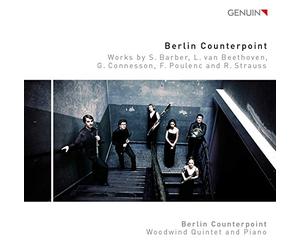 Barber, Beethoven, Poulenc, Strauss : Quintettes À Vents et Piano. Berlin Counterpoint.