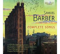 Samuel Barber – Intégrale des mélodies – Coffret CD (Edel)