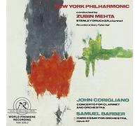 Barber - Corigliano : Oeuvres orchestrales / NYP, Mehta