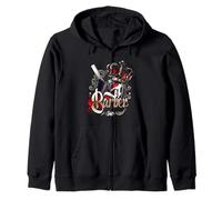 Barber King Crown Rasoir Droit Graphique Sweat à Capuche