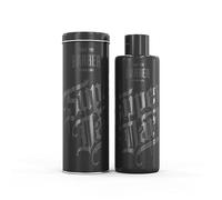 Barber Marmara Black Edition Cologne 500 ml - Eau de Cologne après-rasage spéciale avec 9 % d'huile parfumée - Emballage en métal et boîte de collecte de lames - Eau de rasage rafraîchissante pour