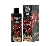 BARBER MARMARA EXPLOSION FIRE Limited Edition Eau de Cologne 500 ml | Bouteille d'eau parfumée pour homme | Emballage cadeau | Parfum homme | après-rasage homme | Parfum mixte - Cologne barber