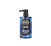 BARBER MARMARA gel de rasage homme n°76 - gel de rasage homme transparent 500ml - pour un rasage précis des contours de la barbe - glisse optimale - rafraîchit la peau - avec doseur pompe
