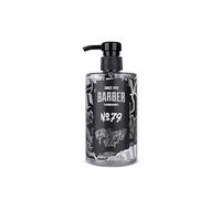 BARBER MARMARA gel de rasage homme n°79 - gel de rasage homme transparent 500ml - pour un rasage précis des contours de la barbe - glisse optimale - rafraîchit la peau - avec doseur pompe
