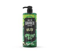 Barber Marmara Gel de Rasage No. 78 pour Hommes Transparent Sans Mousse avec Pompe, Qualité Professionnelle Turque pour Contours de Barbe, Nuque & Rasage Précis 1L