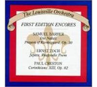 Barber, Samuel/Paul Creston/Ernst Toch - Die Natali/Corinthians XIII/Jephta