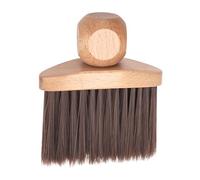 Barber Neck Brush, Cutting Hair Cleaning Tool, Soft Bristle Wand with Grip, Wooden Handle Duster, Grooming Supplies for Barbershop, Beauty Salons Residential Homes Men