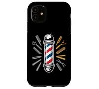 Barber Pole Icon Ciseaux de barbier Coque pour iPhone 11