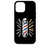 Barber Pole Icon Ciseaux de barbier Coque pour iPhone 12 Pro Max