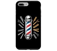 Barber Pole Icon Ciseaux de barbier Coque pour iPhone 7 Plus/8 Plus