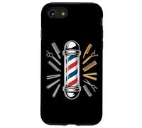 Barber Pole Icon Ciseaux de barbier Coque pour iPhone SE (2020) / 7/8
