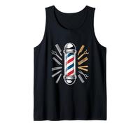 Barber Pole Icon Ciseaux de barbier Débardeur