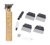 Barber Retro Tondeuse à cheveux, Golden Long, D | Pour tondeuse lavable coupe de cheveux Machine sans fil tondeuse à cheveux barbe homme Shavin