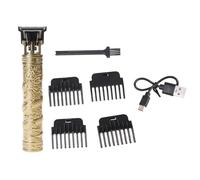 Barber Retro Tondeuse à cheveux, Golden Panlong | Pour tondeuse lavable coupe de cheveux Machine sans fil tondeuse à cheveux barbe homme Shavin
