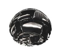 Barber Shop Bonnet de bain double couche imprimé monochrome pour homme et femme Réutilisable léger doux