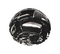 Barber Shop Bonnet de bain double couche monochrome pour femme pour couvrir les cheveux longs et épais, bonnet imperméable réutilisable