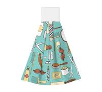 Barber Shop Lingettes à suspendre en velours corail - Chiffons de nettoyage à séchage rapide pour cuisine, salle de bain, camping et plus encore