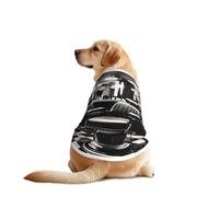 Barber Shop - Tenue pour chien de taille moyenne et grande - Imprimé monochrome - Lavable en machine