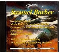 barber: symphony no.2 , adagio for strings, first essay etc- schenck [UK Import]