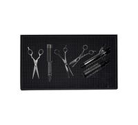 Barber Tool Mat - Hair Salon Service Mat, Flexible Professional Counter Protector Pads, Hair Cutting Station Mats, For Scissors Clippers Hairdressing Styling Tools Home Use