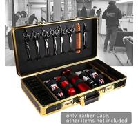 Barber Valise Box Salon de coiffure Valise de rangement Sac de voyage Sac à dos Noir