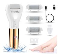 BarberBoss Électrique Lime à Pied pour Enlever la Peau Dure, Dissolvant de Callosités de Qualité Supérieure pour les Pieds, Ensemble de Pédicure pour les Pieds QR-5082