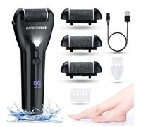 BarberBoss Lime à pieds électrique, dissolvant de callosités, limes à pieds pour peau dure, élimination de la peau dure, ensemble de pédicure professionnelle pour les pieds QR-5081