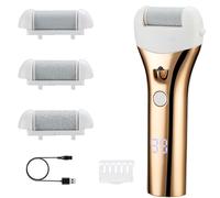 BarberBoss Lime à pieds, Rechargeable anti-callosités, électrique, exfoliante pour peaux mortes, anti-callosités, kit de pédicure complet