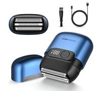 BarberBoss Rasoir électrique sans fil pour homme, lames flottantes flexibles, tête magnétique et écran LED intelligent, rasoir compact pour homme, QR-2751