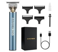 Barberboss Tondeuse à barbe pour homme et tondeuse à cheveux pour homme, tondeuse à cheveux sans fil, tondeuse de précision pour homme, coupe de cheveux pour homme, tondeuse à barbe de détail QR-2078